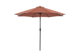 LA-A009RD+BASE Soli 9' Outdoor Umbrella w/ Auto Tilt + 21" Round Base