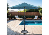 Tano 9' Outdoor Umbrella + 21" Round Base