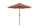 LA-A010RD+BASE Tano 9' Outdoor Umbrella + 21" Round Base