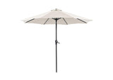 LA-A010SV+BASE Tano 9' Outdoor Umbrella + 21" Round Base