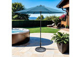 Mora 11' Outdoor Umbrella + 21" Round Base