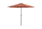 LA-A011RD+BASE Mora 11' Outdoor Umbrella + 21" Round Base