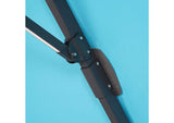 LA-A015TL+BASE Aurora 10 Ft Square Umbrella w/ Double Top w/ LED + 37" Large Base