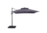 Hero 10 Ft Square Umbrella w/ Double Top + 37" Large Base