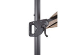 LA-A029BG+BASE Fida 8 Ft Square Umbrella w/ Double Top + 37" Large Base