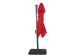 LA-A029RD+BASE Fida 8 Ft Square Umbrella w/ Double Top + 37" Large Base