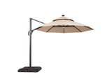Nuti 10 Ft Round Umbrella w/ LED Light + 37" Large Base