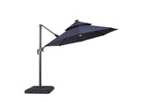 LA-A031BL+BASE Nuti 10 Ft Round Umbrella w/ LED Light + 37" Large Base