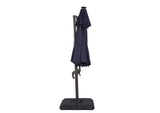 LA-A031BL+BASE Nuti 10 Ft Round Umbrella w/ LED Light + 37" Large Base