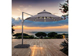 Nuti 10 Ft Round Umbrella w/ LED Light + 37" Large Base