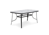 LA-D012BK-5PC-BL Pierro 5 Pc. Outdoor Dining Set