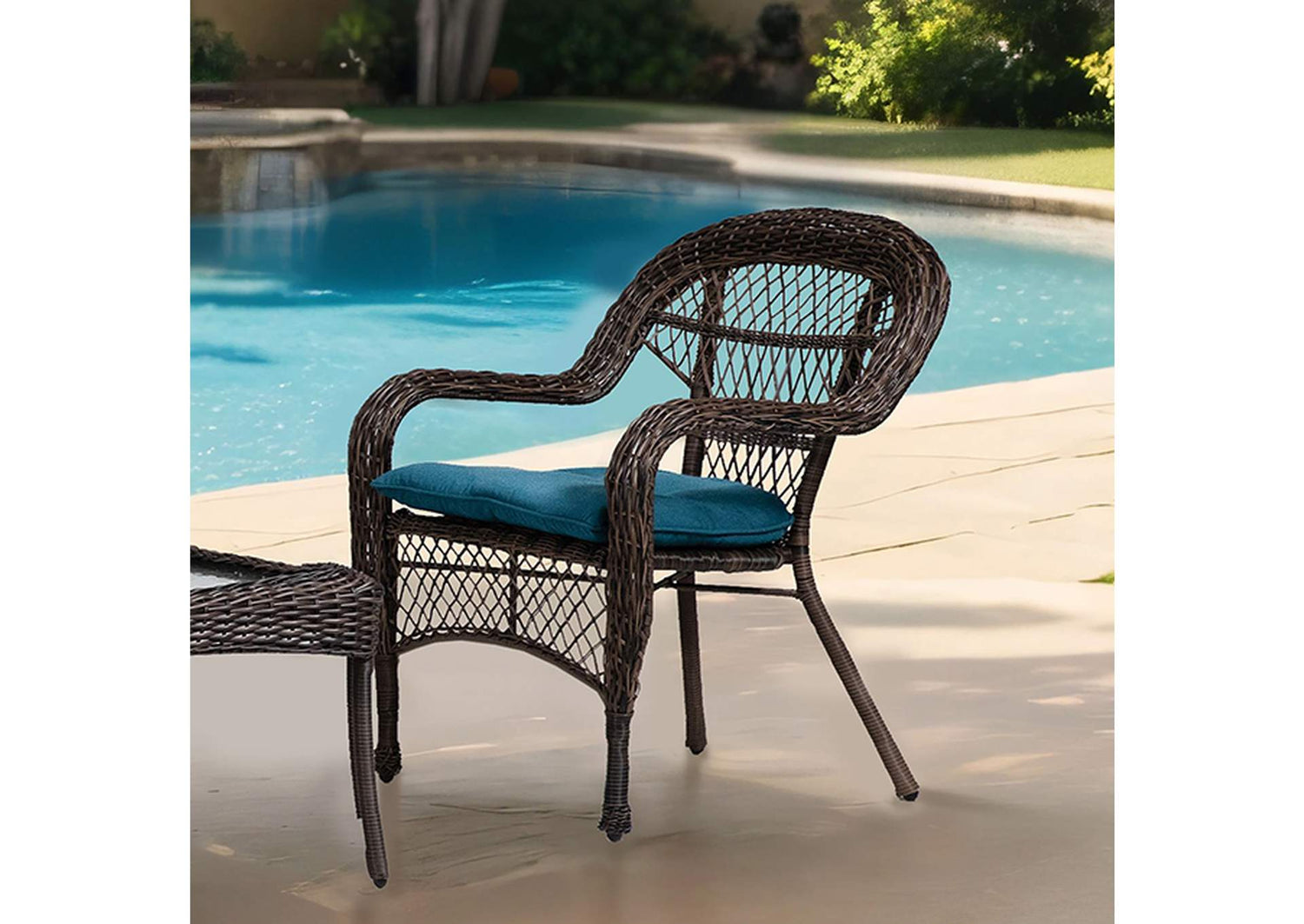 Oliveri Wicker Stacking Chair - 2Pc/Stack