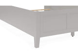 PNKGL4 Grace Three Panel Bed In Elephant Grey