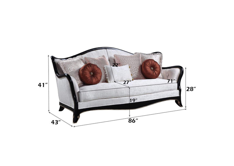 LV00251 Nurmive Sofa with 7 Pillows