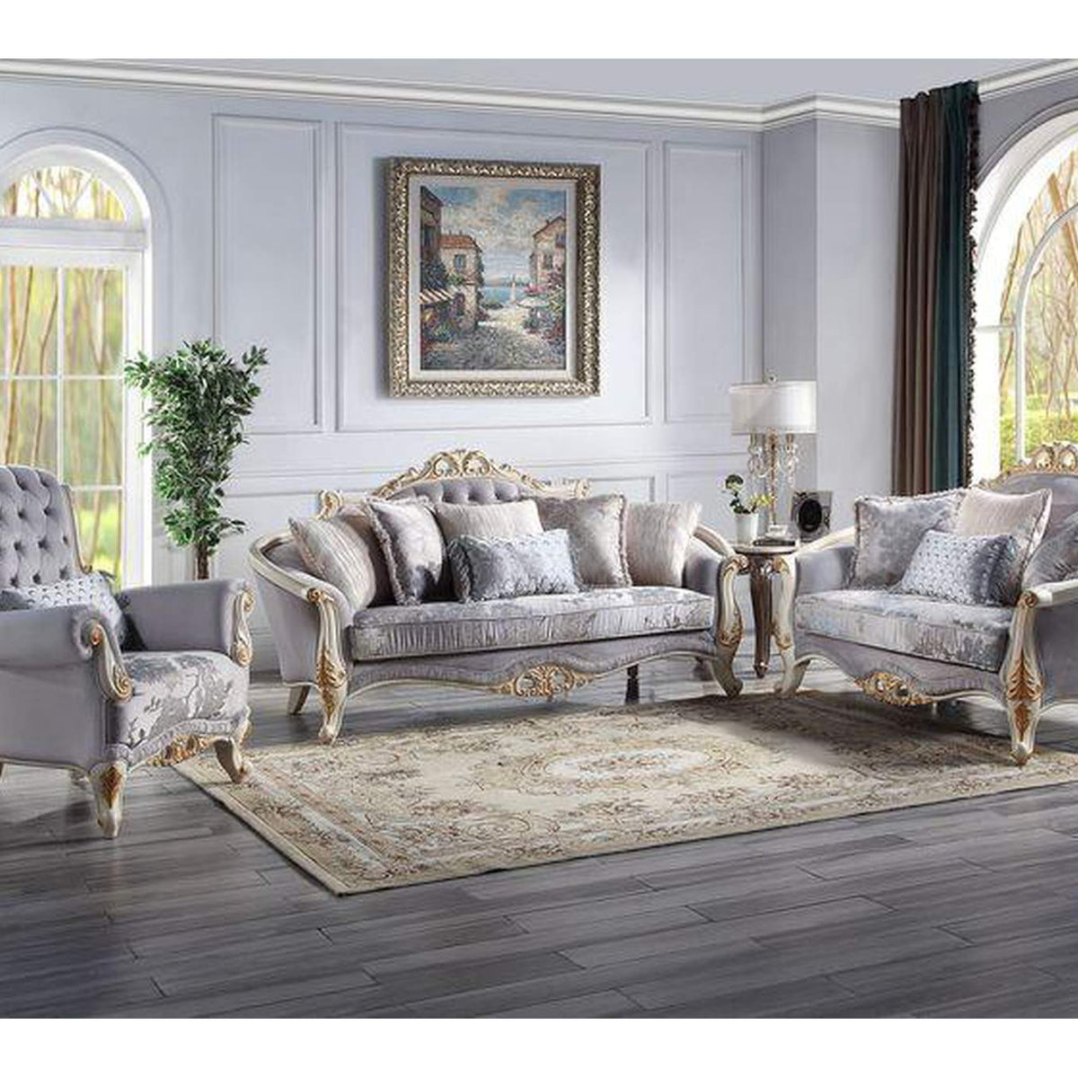 LV00254 Galelvith Sofa with 6 Pillows