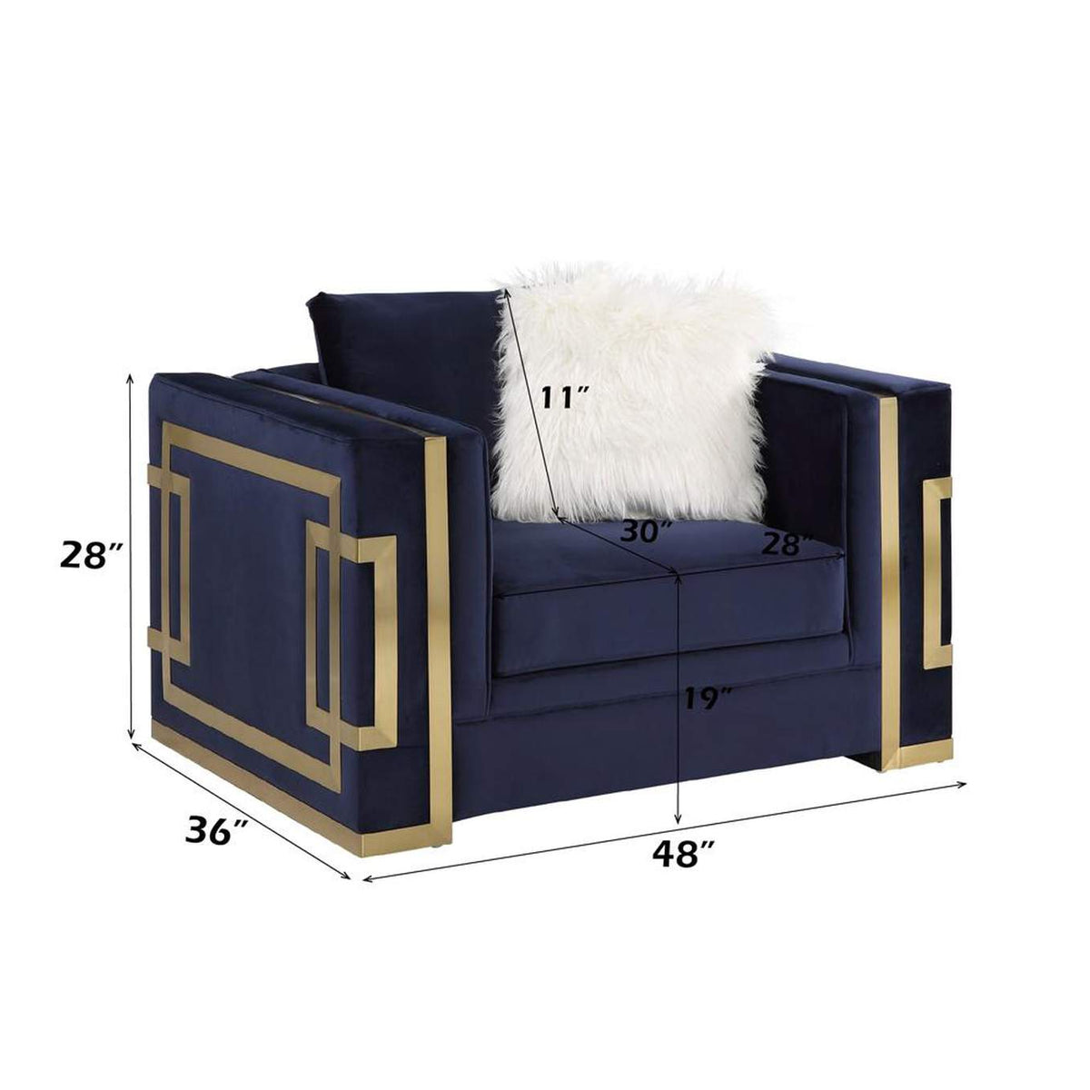 LV00295 Virrux Chair with 2 Pillows