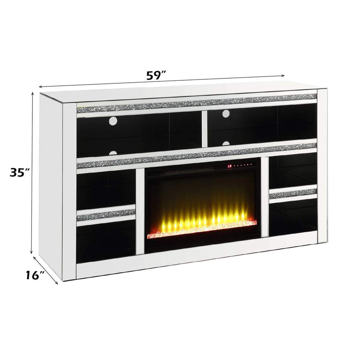 LV00311 Noralie TV Stand with Fireplace