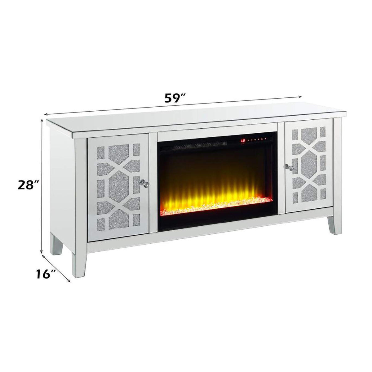 LV00312 Noralie TV Stand with Fireplace