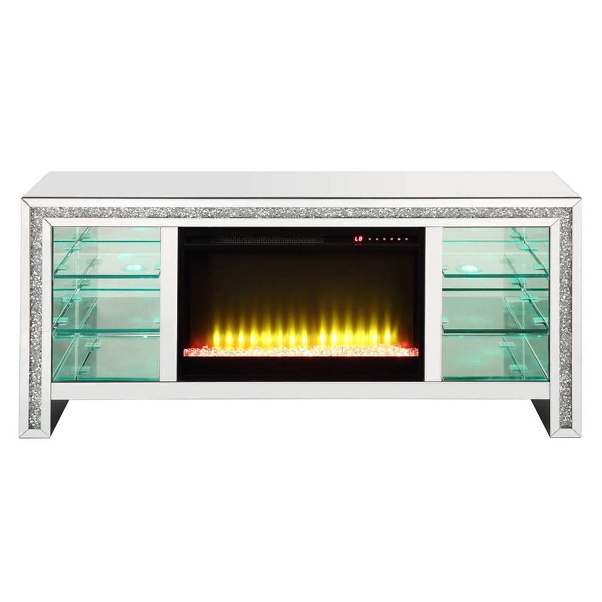 LV00317 Noralie TV Stand with Fireplace and Led
