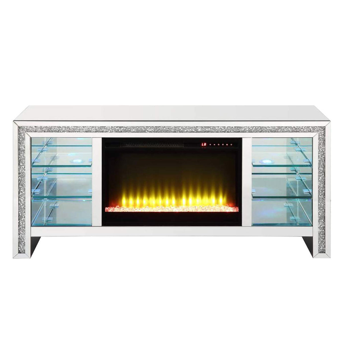 LV00317 Noralie TV Stand with Fireplace and Led