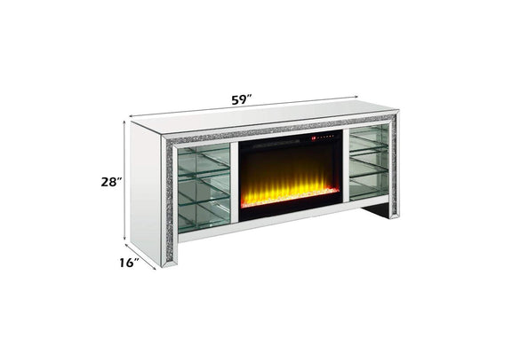 LV00317 Noralie TV Stand with Fireplace and Led