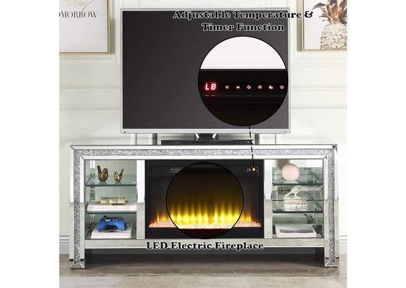 LV00317 Noralie TV Stand with Fireplace and Led