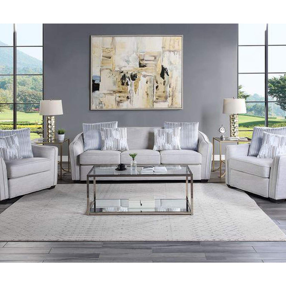 LV00487 Mahler Ii Chair with 2 Pillows