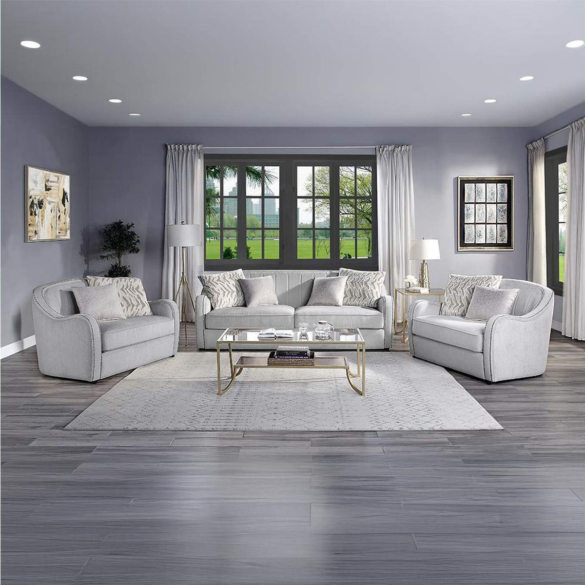LV00580 Mahler Chair with 2 Pillows