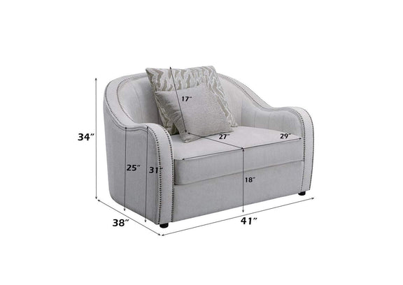 LV00580 Mahler Chair with 2 Pillows