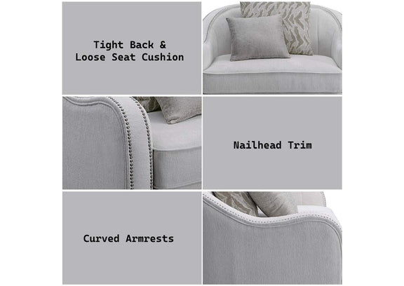 LV00580 Mahler Chair with 2 Pillows