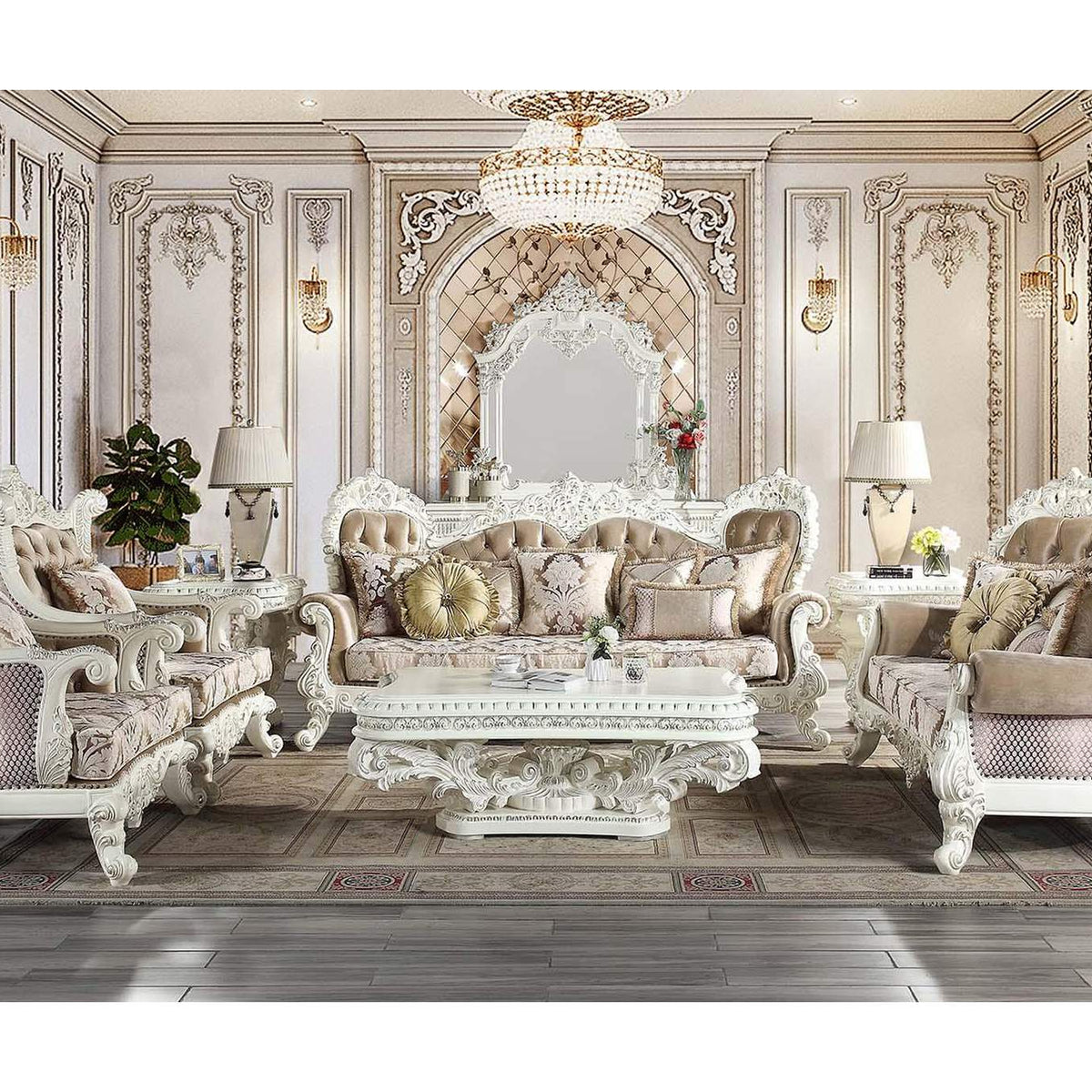 LV00803 Vanaheim Sofa with 7 Pillows
