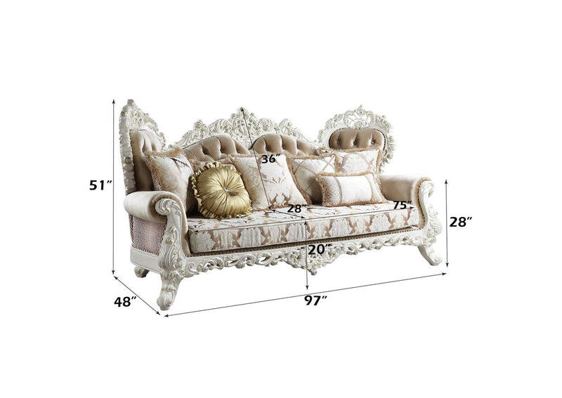 LV00803 Vanaheim Sofa with 7 Pillows