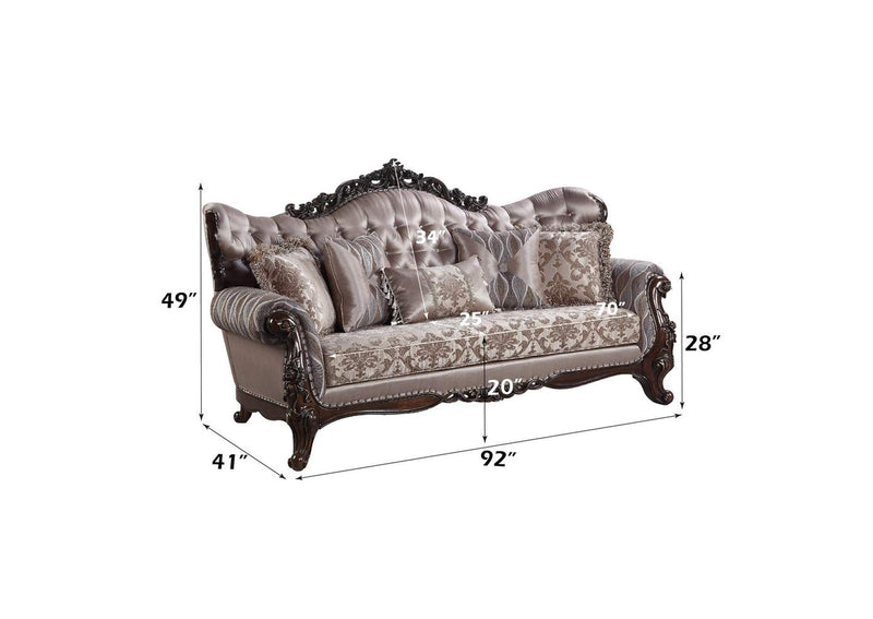 LV00809 Benbek Sofa with 5 Pillows
