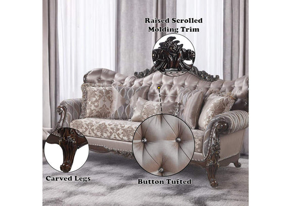 LV00809 Benbek Sofa with 5 Pillows
