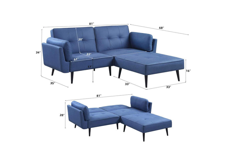 LV00823 Nafisa Adjustable Sofa and Ottoman