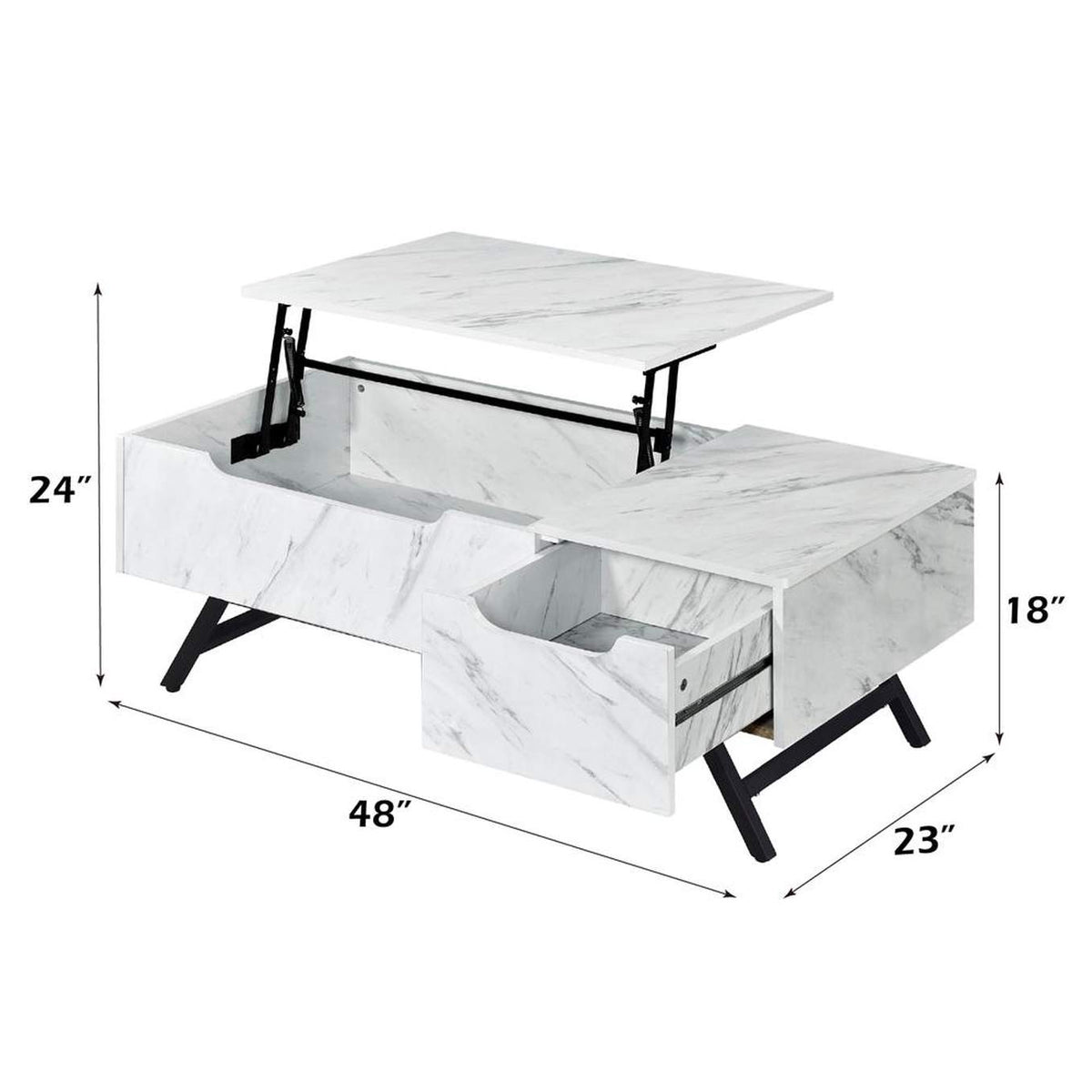 LV00830 Throm Coffee Table with Lift Top