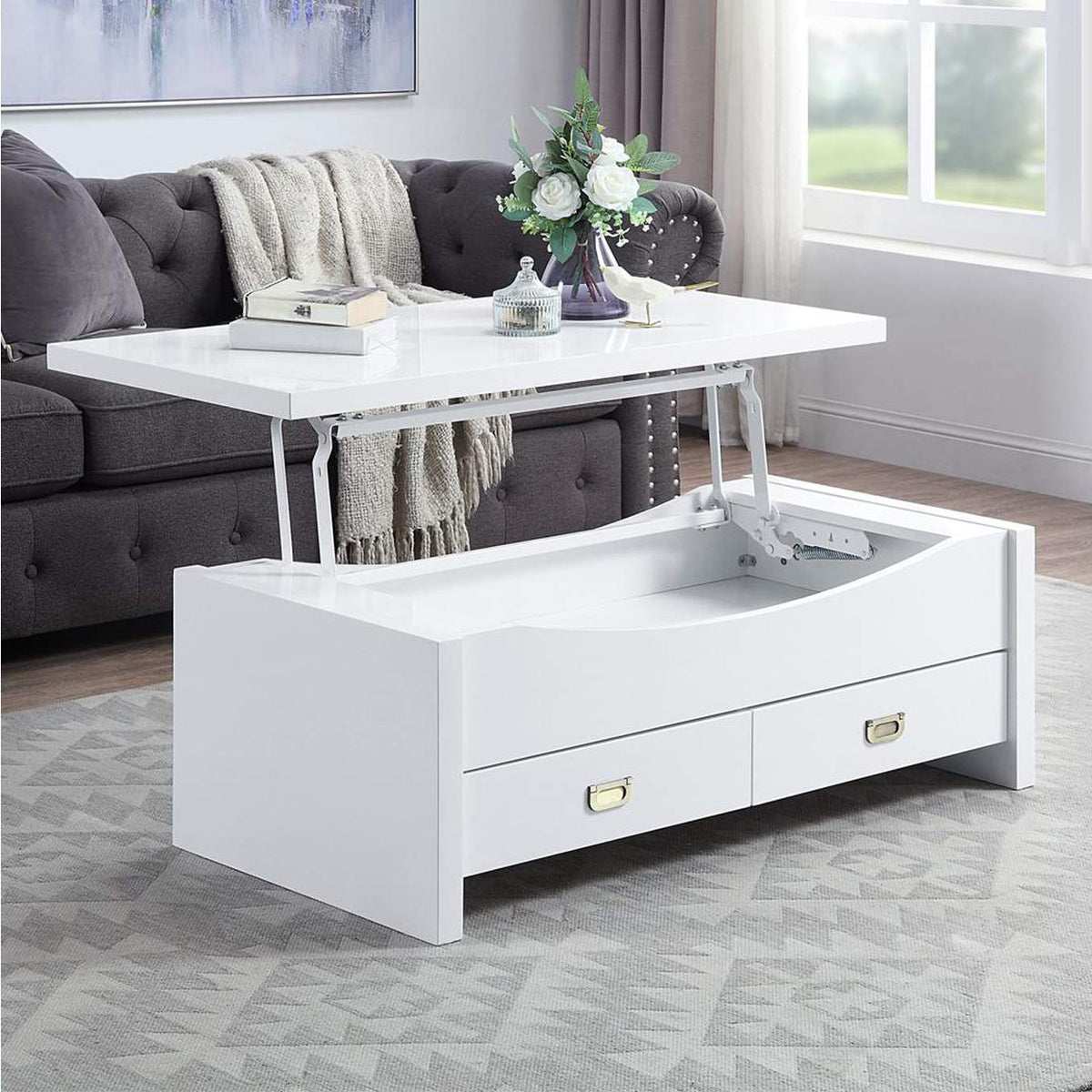 LV00885 Ramiel Coffee Table with Lift Top