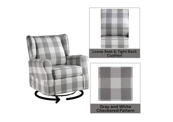 LV00922 Patli Swivel Chair with Glider