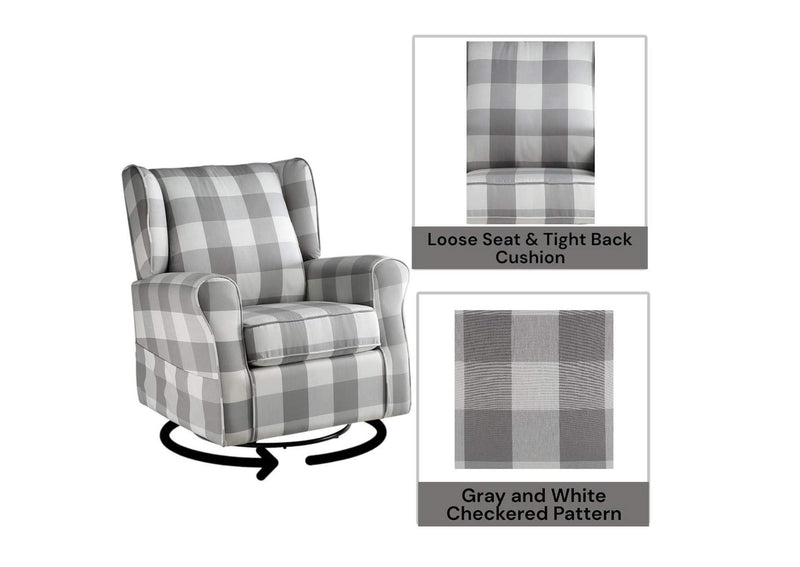 LV00922 Patli Swivel Chair with Glider