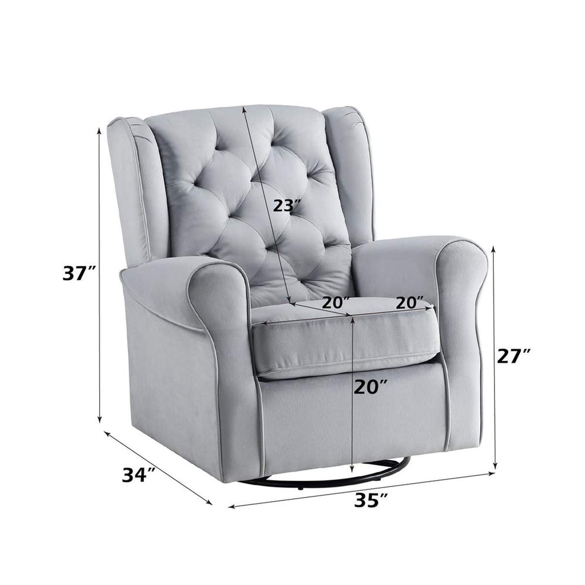 LV00924 Zeger Swivel Chair with Glider