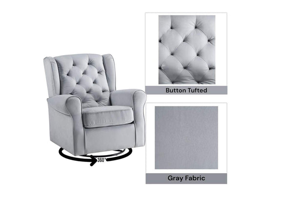 LV00924 Zeger Swivel Chair with Glider