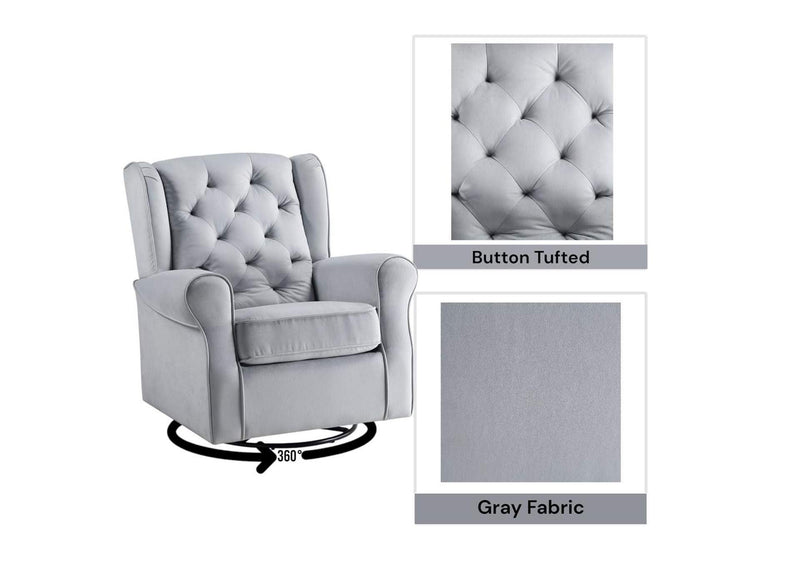 LV00924 Zeger Swivel Chair with Glider
