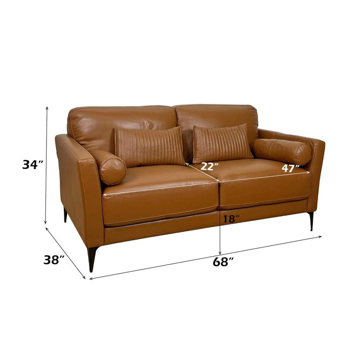 LV00944 Tussio Loveseat with 5 Pillows