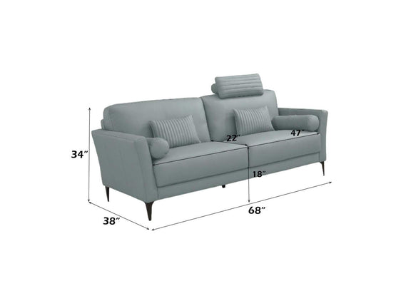 LV00947 Tussio Loveseat with 5 Pillows