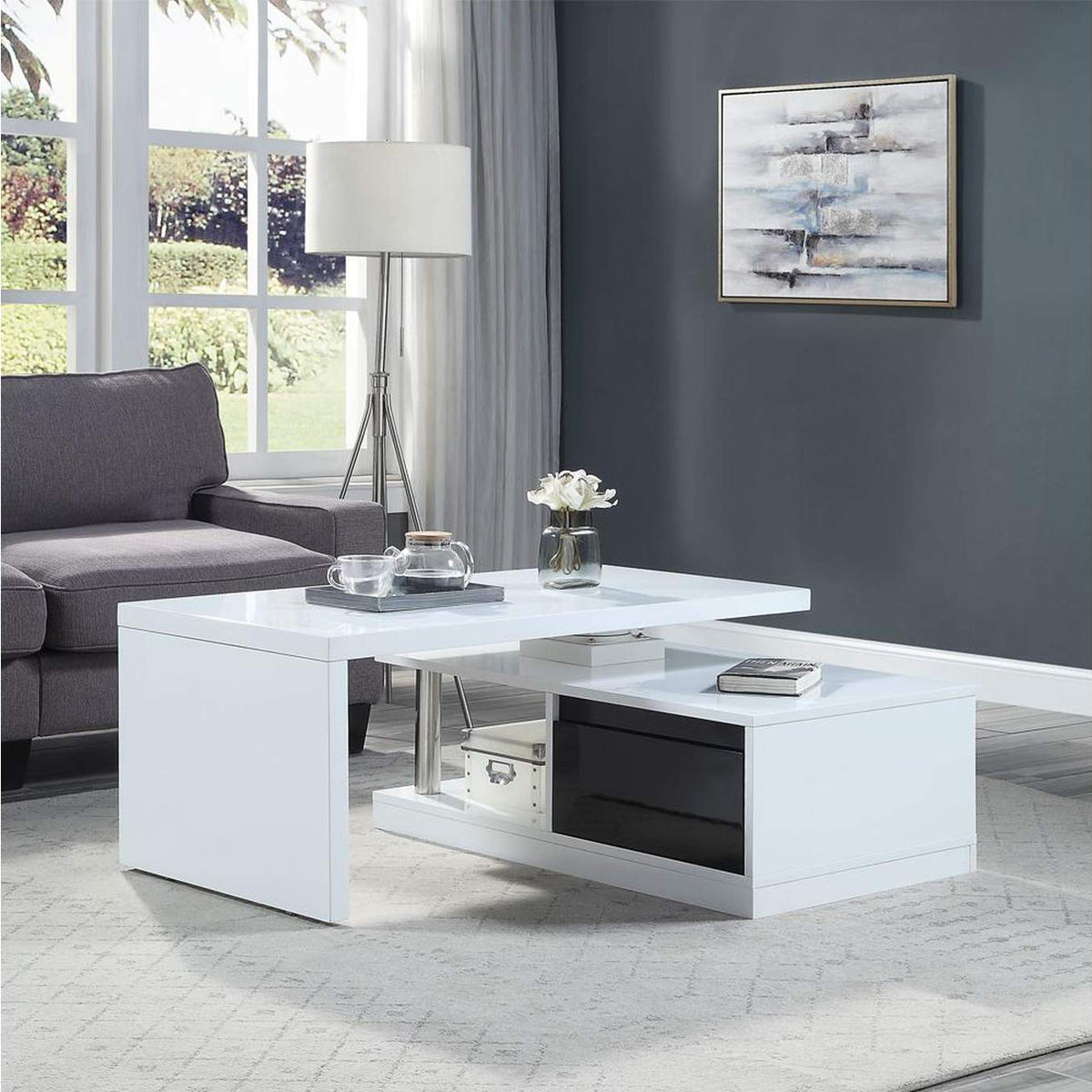 LV00997 Buck Ii Coffee Table with Swivel Top