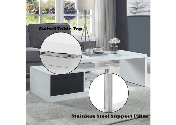 LV00997 Buck Ii Coffee Table with Swivel Top