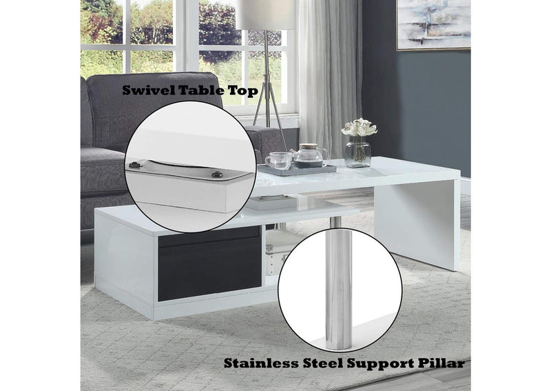 LV00997 Buck Ii Coffee Table with Swivel Top