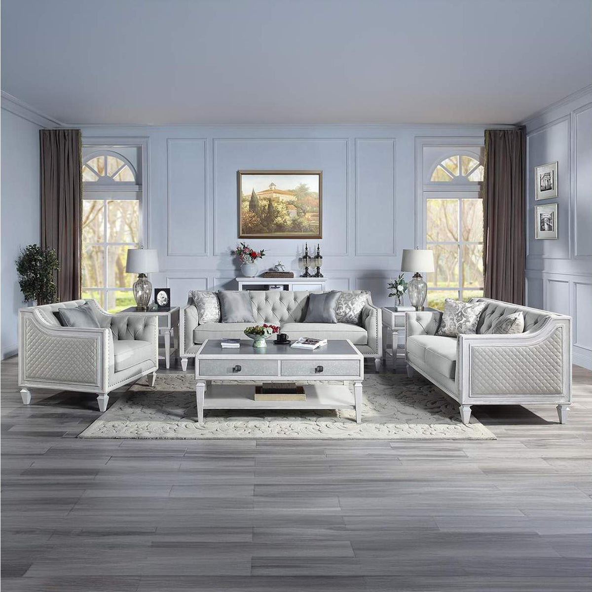 LV01050 Katia Loveseat with 2 Pillows
