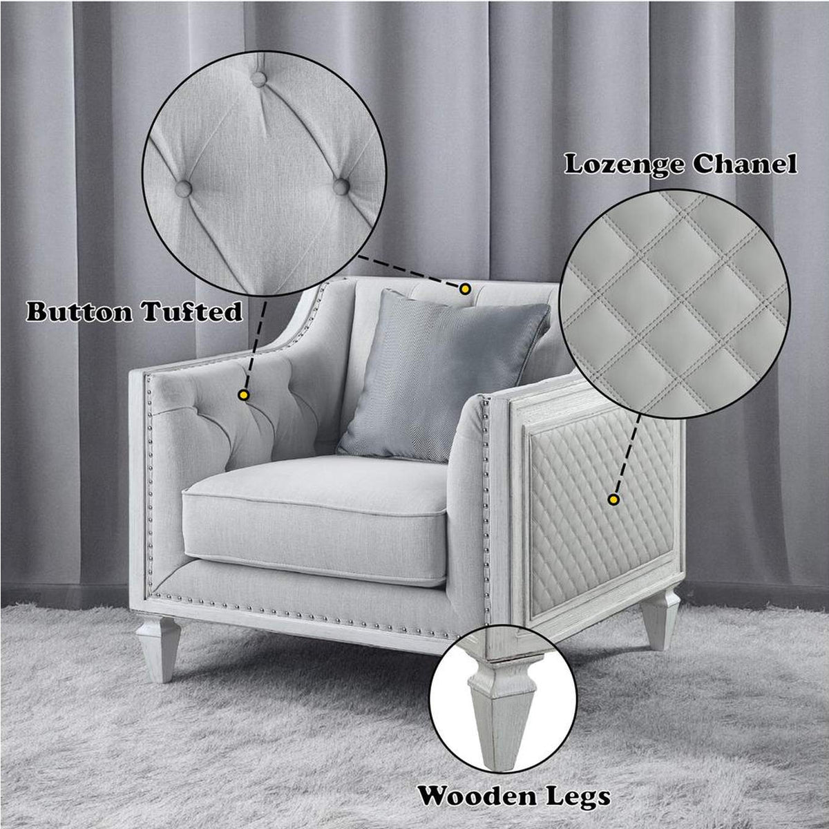 LV01051 Katia Chair with Pillow