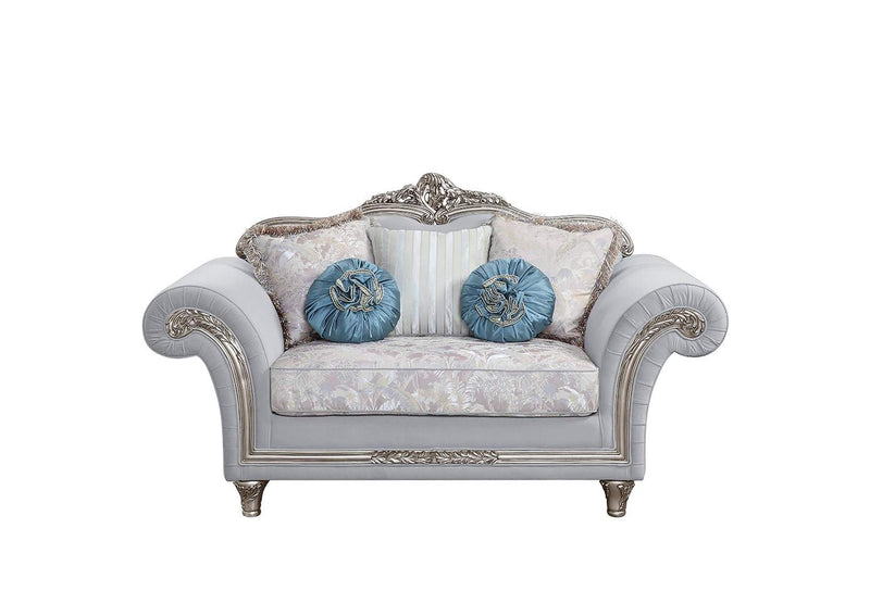 LV01113 Pelumi Loveseat with 5 Pillows